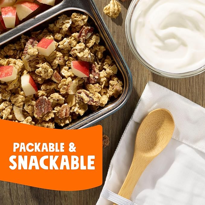 Bear Naked Granola Cereal, Whole Grain Granola, On-the-Go Snacks, Salted Caramel Crunch (6 Bags)