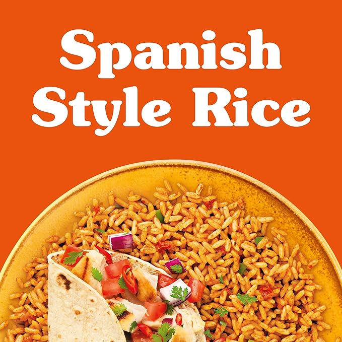 BEN'S ORIGINAL Spanish Style Rice Single Serve Cup, Snack or Side, Microwave in 3.5 Minutes, 2.4 oz (Pack of 8)