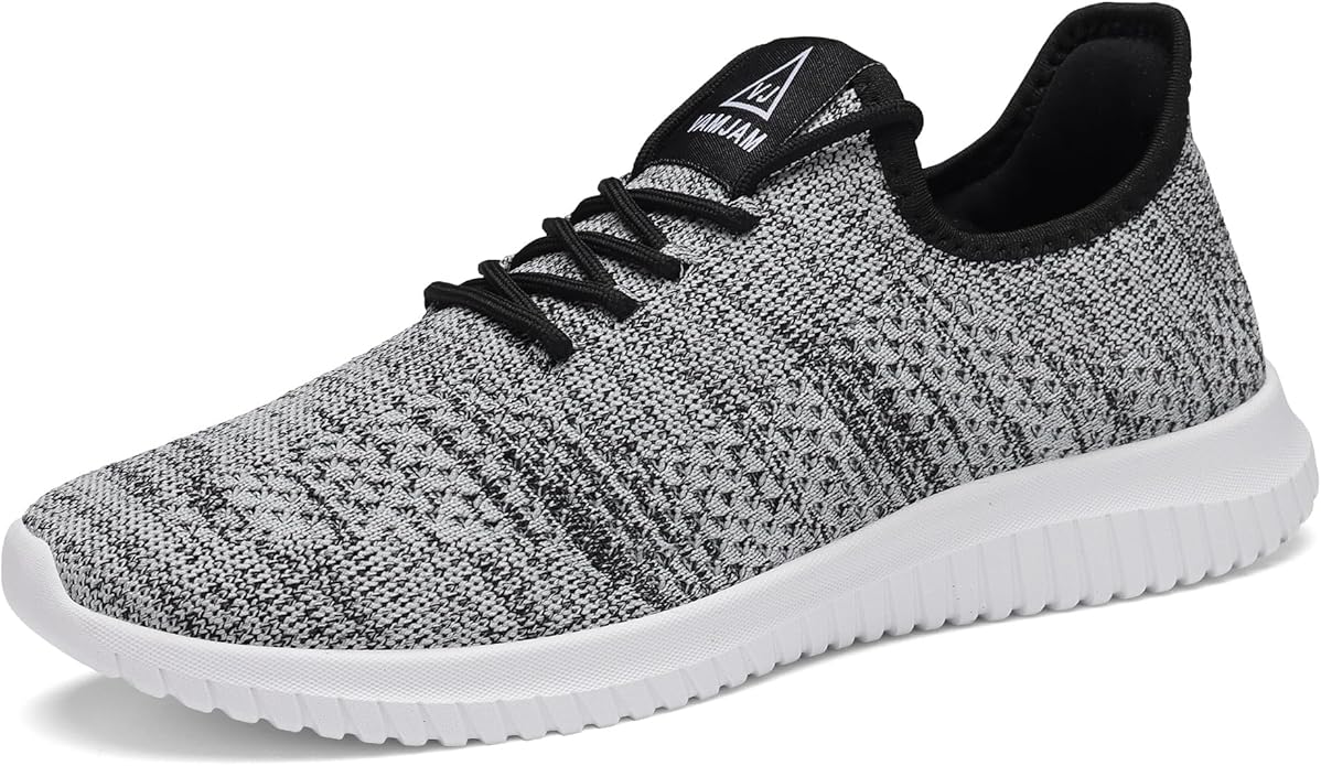 VAMJAM Men's Running Shoes Ultra Lightweight Breathable Walking Shoes Non Slip Athletic Fashion Sneakers Mesh Workout Casual Sports Shoes