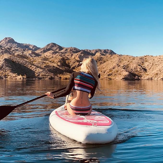 FunWater Inflatable Ultra-Light Stand Up Paddle Board for All Skill Levels with Premium SUP Paddleboard Accessories,Non-Slip Comfort Deck for Youth & Adults