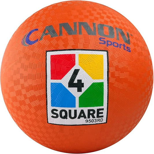 Cannon Sports 4 Square Playground Balls - 8.5 Inch - for Kickball, Handball & Dodgeball