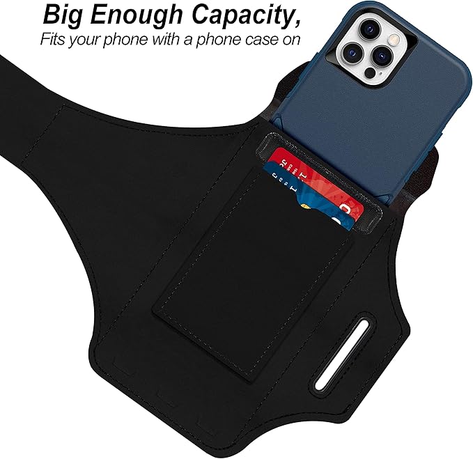Armband for Samsung Galaxy S24 Ultra/S23 Ultra/S22 Ultra/S21 Ultra/S20 Ultra/S24+/S23+/S22+/S21+/S20+/S10+/S9+/S8+, with Zipper Pocket for for Galaxy Buds and Car Key(Purple)