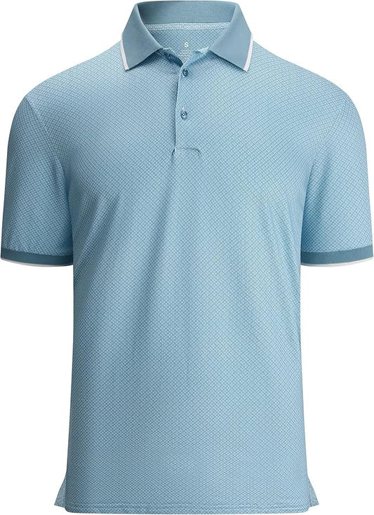 Alex Vando Mens Polo Shirts Short Sleeve Regular Fit Fashion Designed Shirt