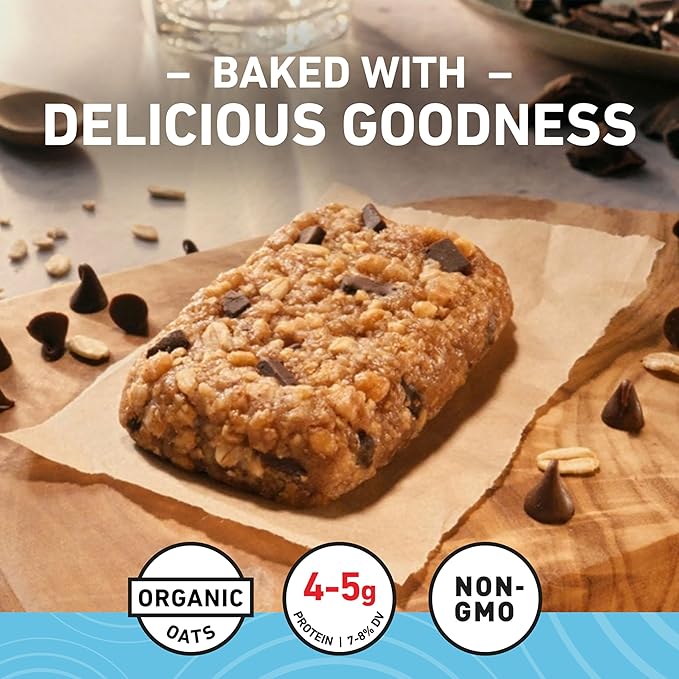 CLIF BAR Minis - Chocolate Chip - Made with Organic Oats - 4g Protein - Non-GMO - Plant Based - Snack-Size Energy Bars - 0.99 oz. (20 Pack)