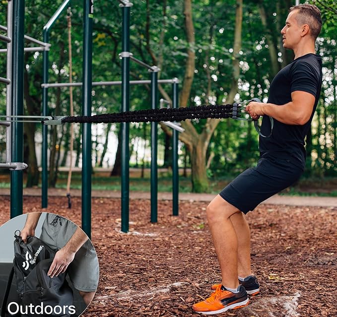 Pull up Asistance Bands - Sportneer Adjustable Resistance Bands for Pull Up Assistance with Anti-Slip Lock & Storage Bag, Heavy Duty Chin Up Bands for Fitness, Multi-Functional Calisthenics Equipment