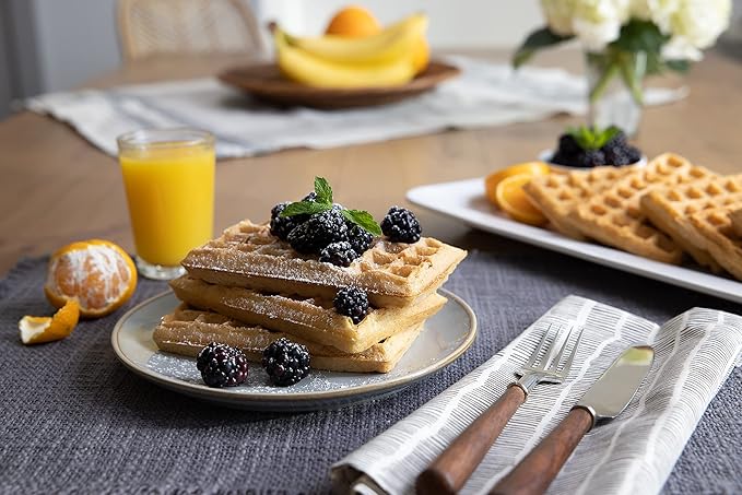 TruEats Pancake & Waffle Mix: Diabetic Friendly, Protein & Fiber Rich, Low Glycemic & Gluten Free, No Sugar Added, Vegan Friendly, Dairy Free, Plant Based, Sweetened with Monk Fruit Sweetener