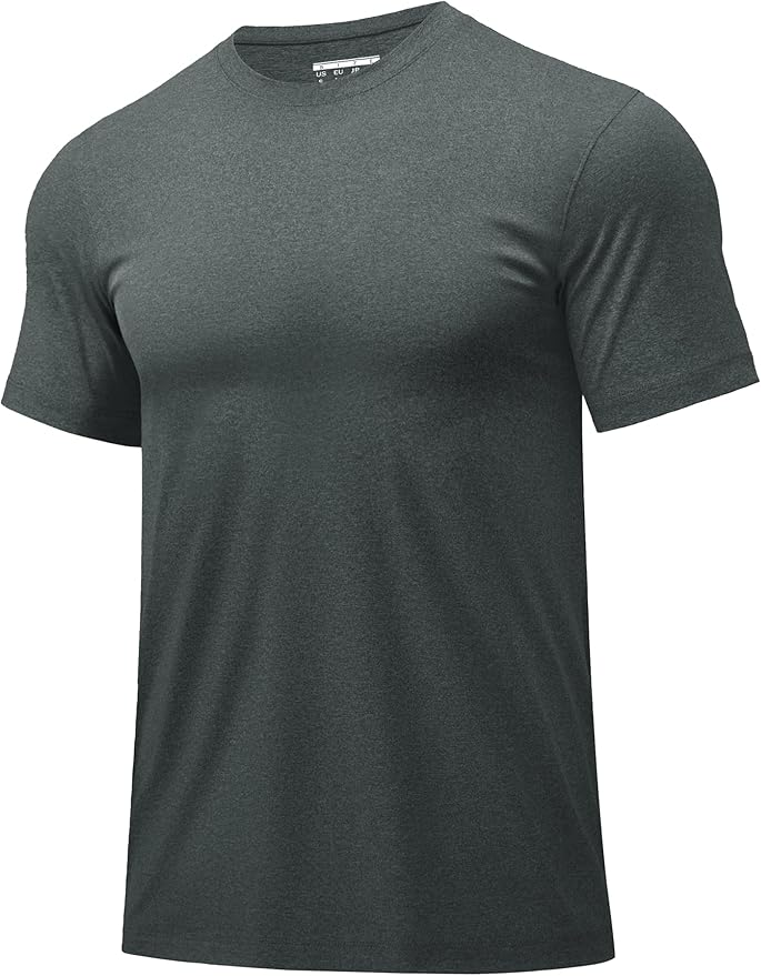 MAGCOMSEN Men's Dry Fit Workout Shirts Short Sleeve Tee Shirts Moisture Wicking Athletic Running Performence Tshirts