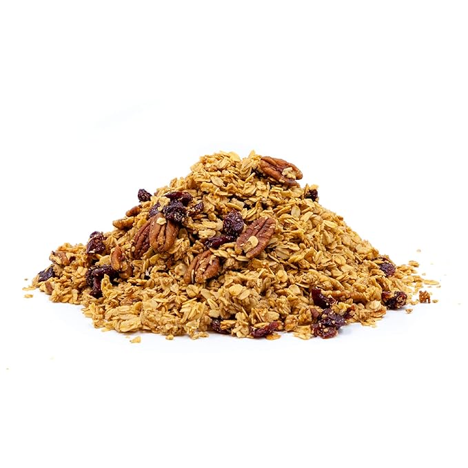 Mrs. Barr’s Natural Foods Granola | Cherry & Pecan | Certified Organic Gluten Free Oats | Soft Texture | Small Batch | Gourmet Quality | Real Ingredients | 10 Ounces (3 Pack)