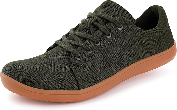 WHITIN Men's Wide Minimalist Barefoot Sneakers | Zero Drop Sole | Optimal Relaxation