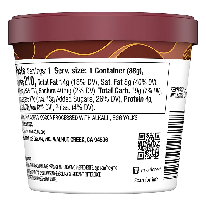 Haggen-Dazs, Chocolate Ice Cream Cup, 3.6 oz (Frozen)