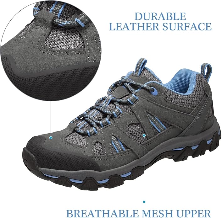 CAMELSPORTS Women's Hiking Shoes Breathable Trail Running Shoes Non-Slip Lightweight Outdoor Sneakers for Trekking Walking
