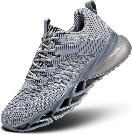 Men's Running Shoes Blade Tennis Walking Fashion Sneakers Breathable Non Slip Gym Sports Work Trainers