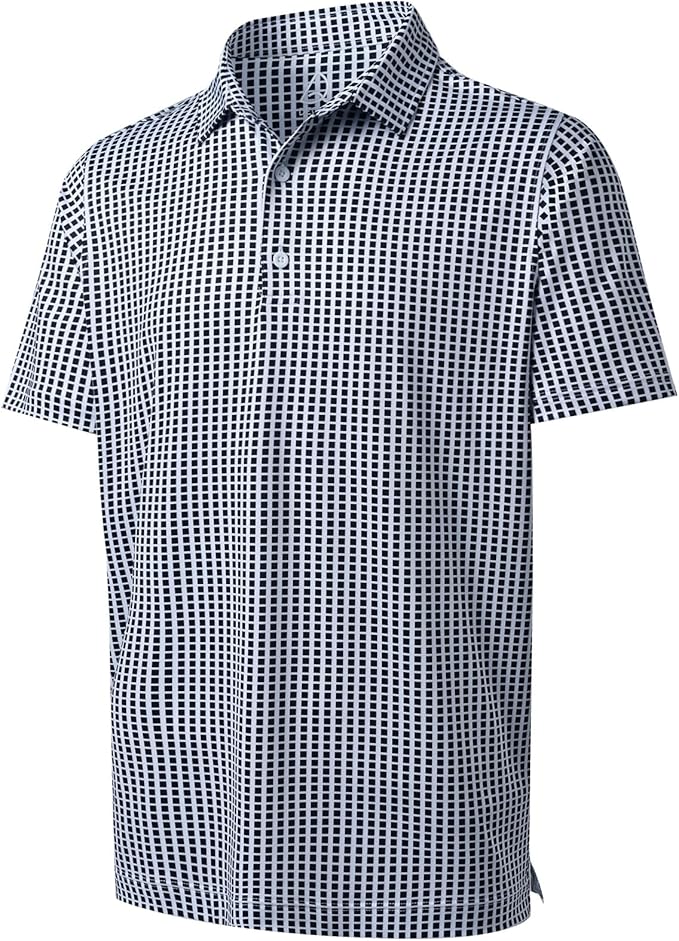 DEOLAX Mens Polo Shirts Fashion Print Mens Golf Shirt Dry Fit Mens Golf Polo Short Sleeve Quick Dry Funny Golf Shirt for Men