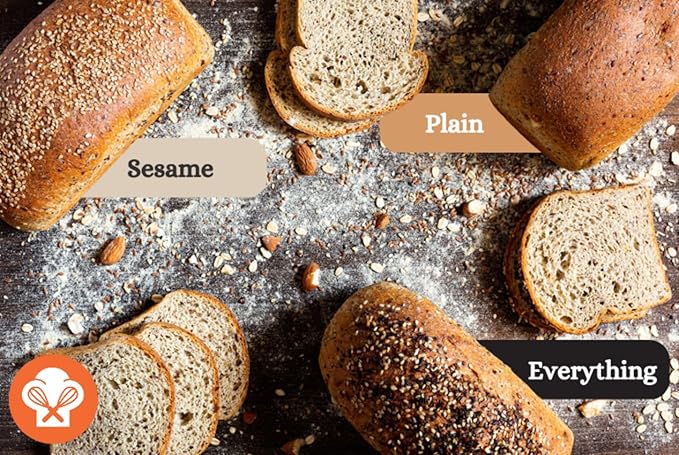 Low Carb Avenue - Artisan Keto Bread | 7g Protein & 1g Net Carbs | Low Calorie, Vegan, Sugar Free | Fresh, Sliced, Multigrain Bread Loaf ((2 Pack (16 oz), Everything)