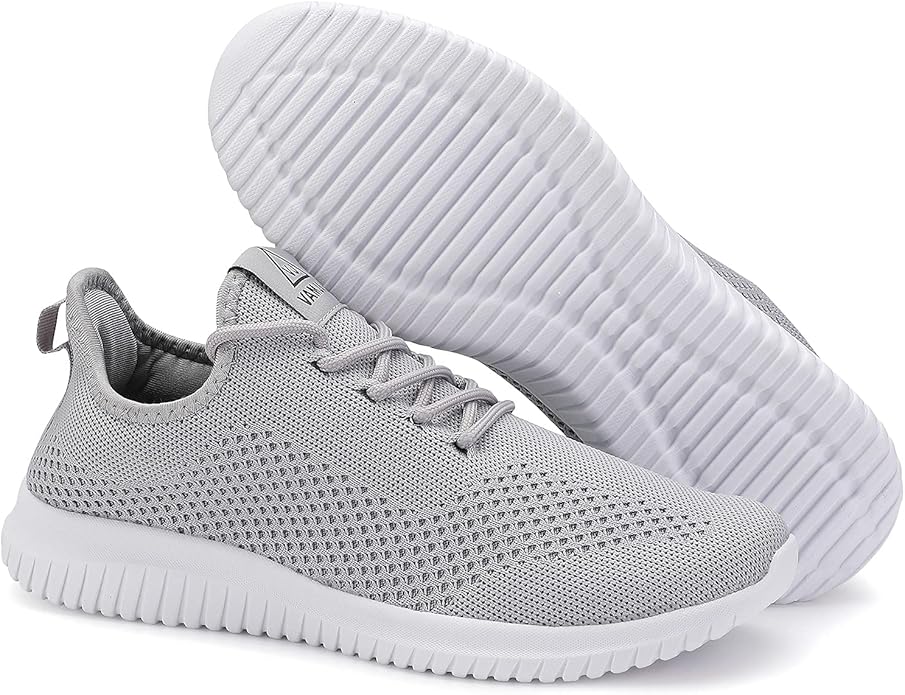 VAMJAM Men's Running Shoes Ultra Lightweight Breathable Walking Shoes Non Slip Athletic Fashion Sneakers Mesh Workout Casual Sports Shoes