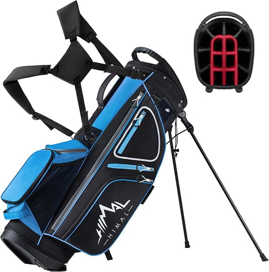 14 Way Golf Stand Bag, Golf Bags for Men with Stand, Top Dividers Ergonomic with 10 Pockets