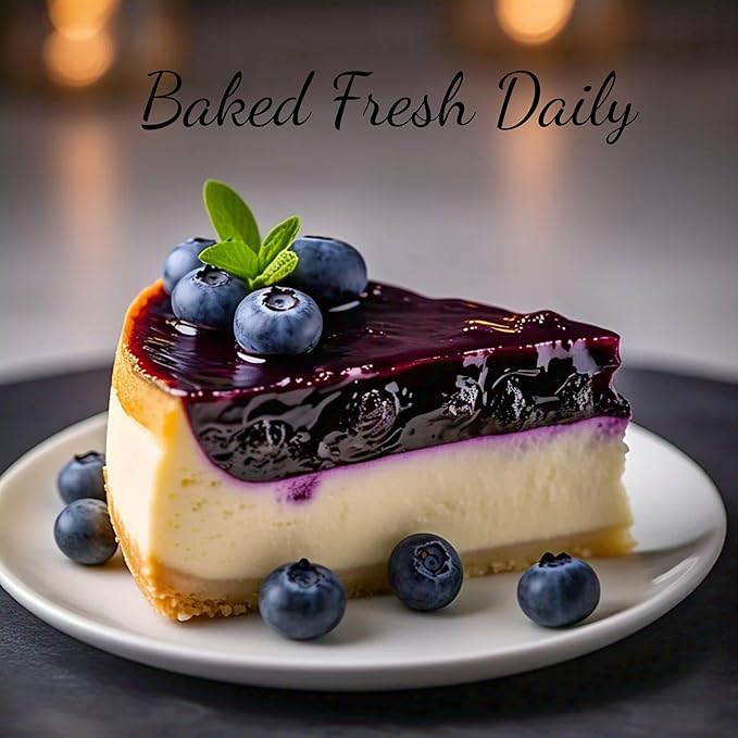 Andy Anand Luxurious Sugar-Free Blueberry Cake 9", Handcrafted, Delicious & Moist, Perfect for Celebrations, 2.8 lbs