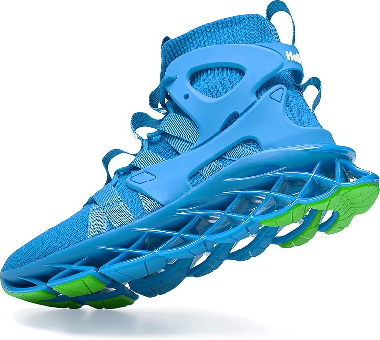 Hello MrLin Men's Running Shoes Non Slip Athletic Tennis Walking Blade Type Sneakers Hip Hop