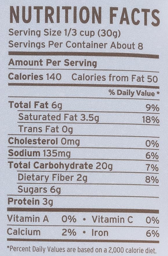 Purely Elizabeth, Chocolate Sea Salt, Ancient Grain Granola with Probiotics, Gluten-Free, Non-GMO (8oz Bag)