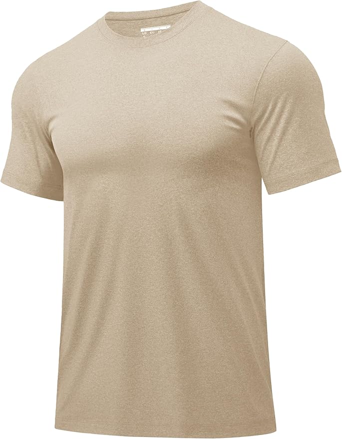 MAGCOMSEN Men's Dry Fit Workout Shirts Short Sleeve Tee Shirts Moisture Wicking Athletic Running Performence Tshirts