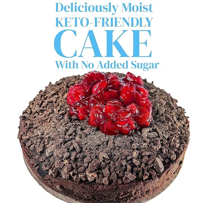 Andy Anand Keto-Friendly Strawberry Gourmet Cake 9" - Sugar-Free, Delicious & Perfect for Diabetics, Handcrafted 2 lbs Celebration Cake