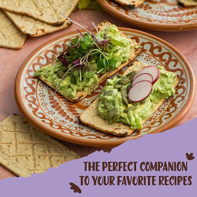 Sanissimo Salmas Chia & Flaxseed, 20 Packs of 3 Crackers, Oven Baked Corn Crackers, Gluten Free, Non-GMO, Kosher Certified