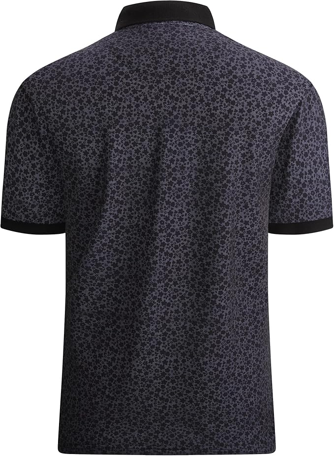 Alex Vando Mens Polo Shirts Short Sleeve Regular Fit Fashion Designed Shirt
