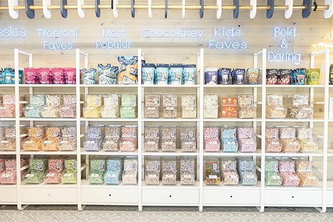 Taffy Shop Strawsome, Strawberry Salt Water Taffy – Gourmet Soft Chewy Candy, Bulk Sweet Snack, Fresh Gift & Gluten-Free, 35 Individually Wrapped Pieces (7oz)
