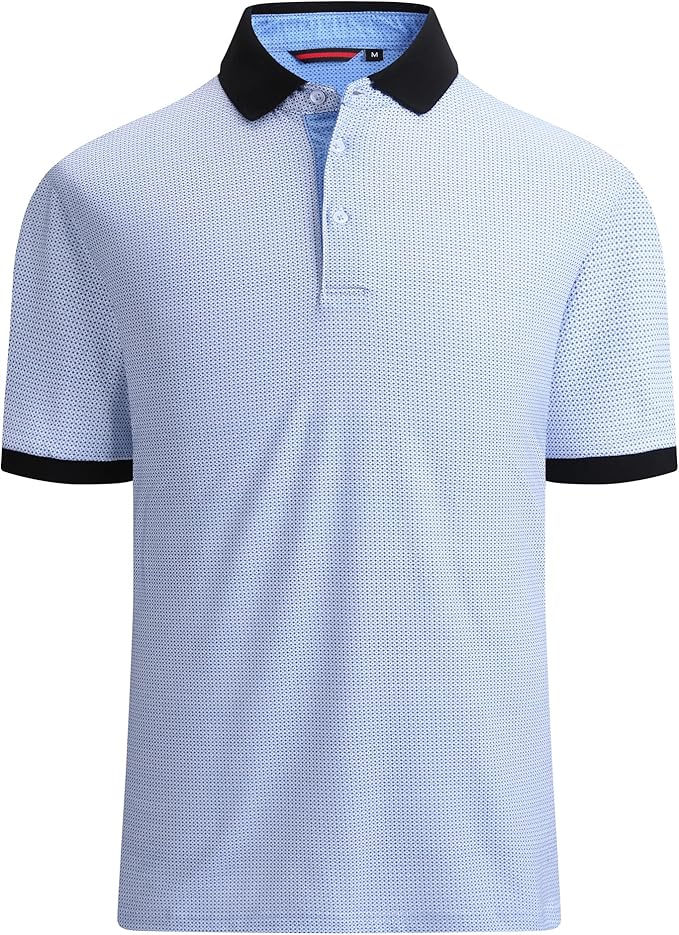 Alex Vando Mens Polo Shirts Short Sleeve Regular Fit Fashion Designed Shirt