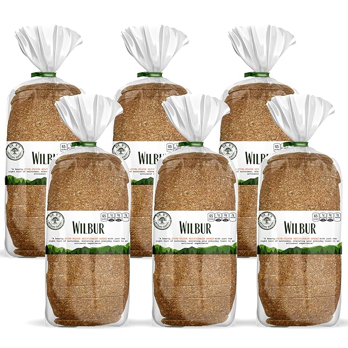Dr. B's Multigrain Bread | 1g Net Carbs & 7g Protein | Low Calorie, Vegan, Sugar Free | Fresh, Sliced, Keto & Low Carb Bread Loaf ((6 Pack (16 oz), Plain)