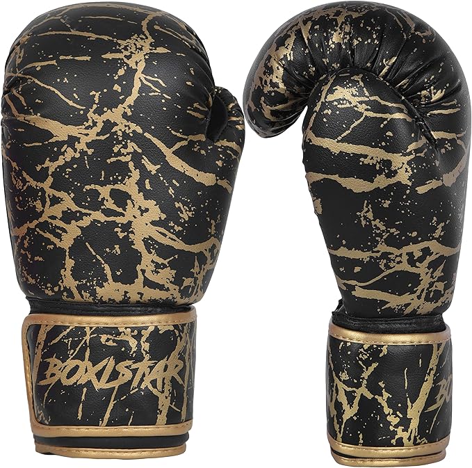 Boxistar Boxing Gloves - Men's & Women's, 8 oz to 16 oz with Optimal Padding