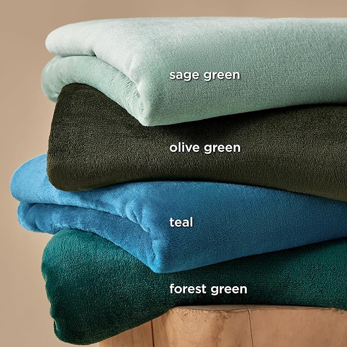 Bedsure Fleece Blankets King Size Teal - Bed Blanket Soft Lightweight Plush Cozy Fuzzy Luxury Microfiber, 108x90 inches