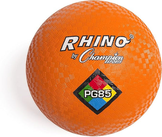 Champion Sports Playground Balls – Single Balls & Sets, Multiple Colors, Durable Nylon-Wound Construction for Kickball & Indoor/Outdoor Play