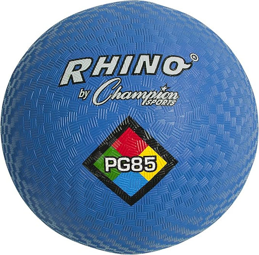 Champion Sports Playground Balls – Single Balls & Sets, Multiple Colors, Durable Nylon-Wound Construction for Kickball & Indoor/Outdoor Play