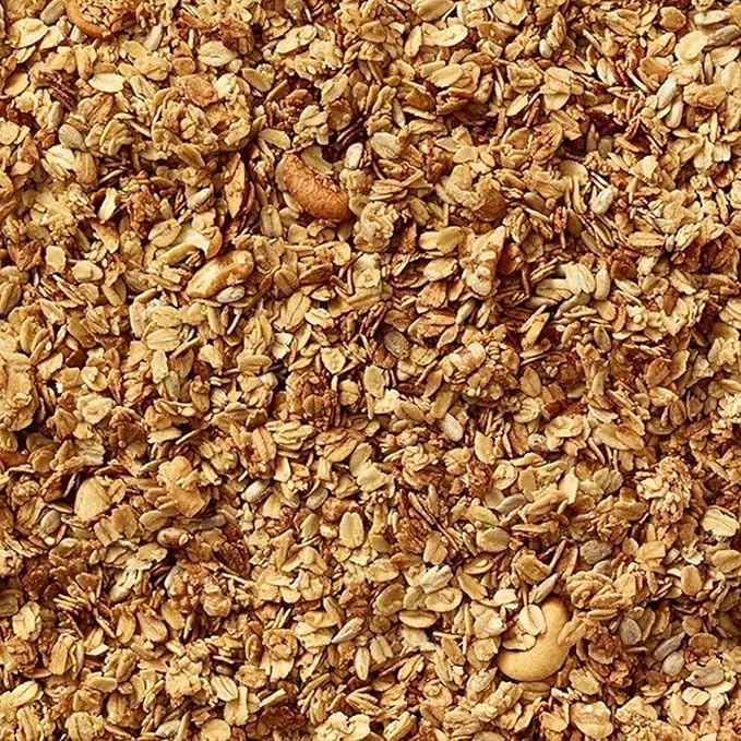 Grandy Organics Honey Nut Gluten Free Granola - Certified Organic, Non-GMO, Lower Sugar, Family Value Size 2 Pound Bags, Bulk Pack of 2