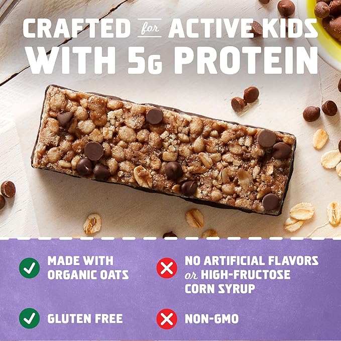 Zbar Protein - Chocolate Chip, Chocolate Mint, Cookies 'n Creme - Variety Pack - Crispy Snack Bars - Made with Organic Oats - Non-GMO - 5g Protein - Gluten Free Protein Bars, School Snacks (18 Pack)