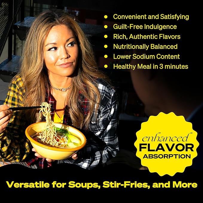 immi Spicy Red Miso Ramen, 100% Plant Based, Keto Friendly, Low Carb, High Protein, Packaged Noodle Meal Kit, Ready to Eat, 6 Pack