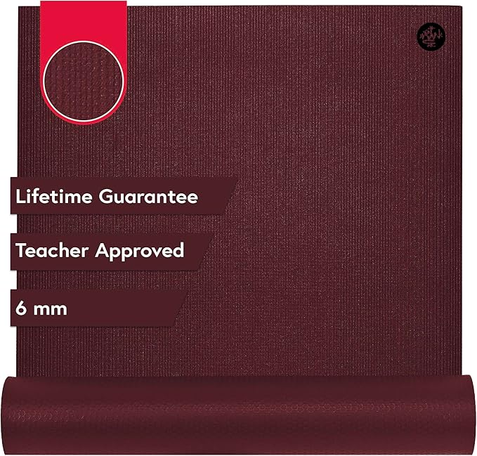 Manduka PRO Yoga Mat 71" - 6mm | Lifetime Durability | Hygienic Construction | Premium Studio Quality | Teacher Approved | 71 x 26 inches | Verve