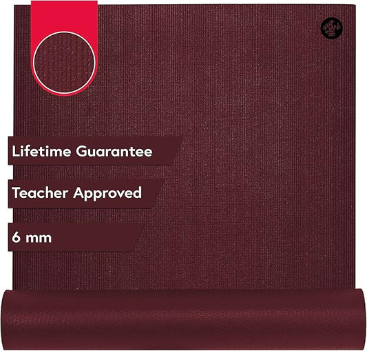 Manduka PRO Yoga Mat 71" - 6mm | Lifetime Durability | Hygienic Construction | Premium Studio Quality | Teacher Approved | 71 x 26 inches | Verve