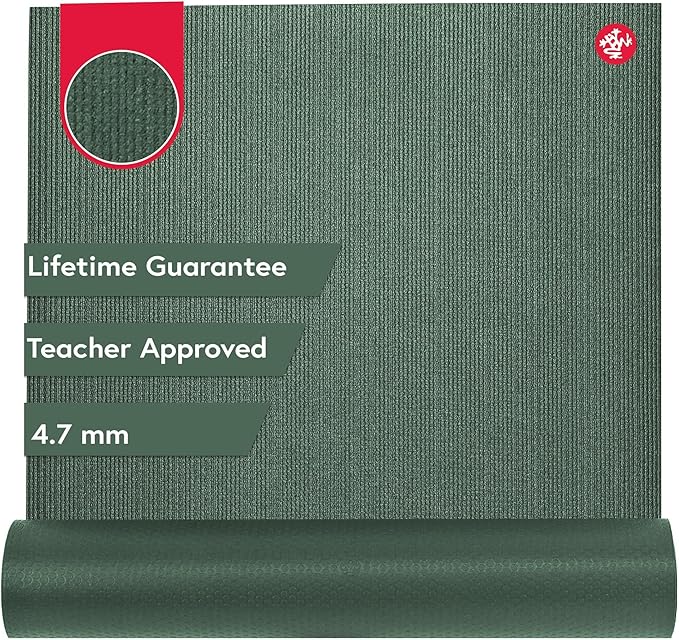 Manduka PROlite Yoga Mat 71" - 4.7mm | Lifetime Durability | Hygienic Construction | Teacher Approved | 71 x 24 inches | Elderberry