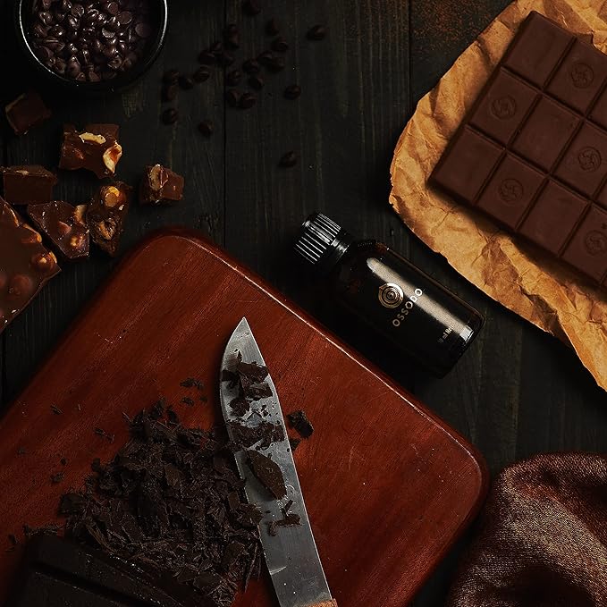 Ossoro Belgian Chocolate Essence for Baking and Flavoring Premium 1 Fl Oz Flavors Perfect for Cooking, Dessert Crafting, Candy Making