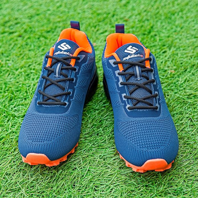 Men's Trail Running Shoes Lightweight Breathable Walking Hiking Sneakers Outdoor Athletic Tennis Cross Training Shoes