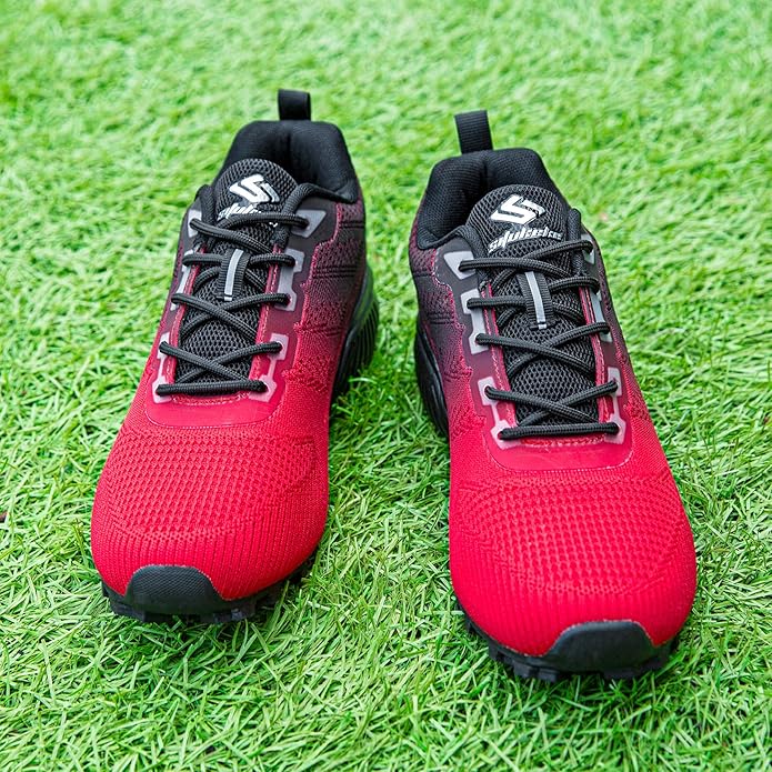 Men's Trail Running Shoes Lightweight Breathable Walking Hiking Sneakers Outdoor Athletic Tennis Cross Training Shoes