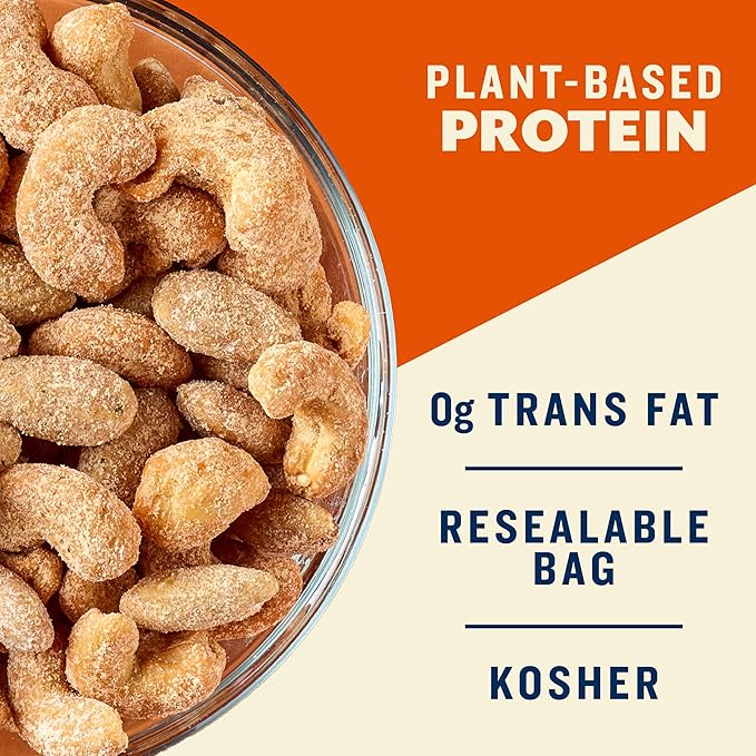 PLANTERS Nut Duos, Flavored Nuts, Ranch Almonds & Buffalo Cashews 5oz
