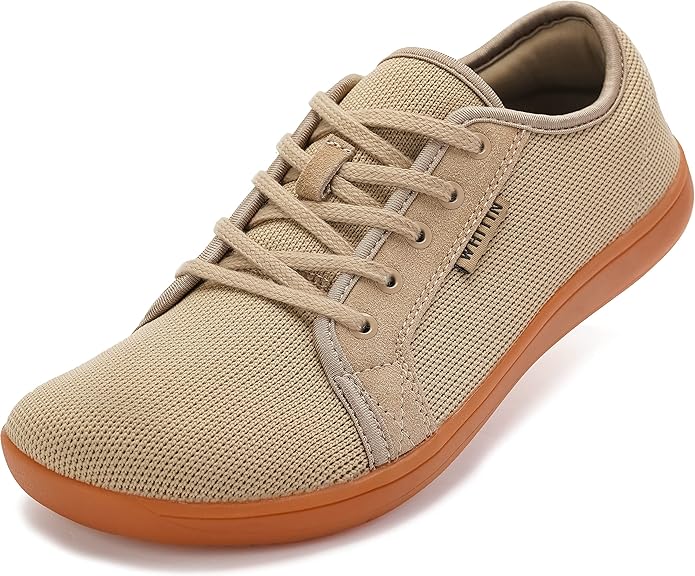 WHITIN Men's Wide Minimalist Barefoot Sneakers | Zero Drop Sole | Optimal Relaxation