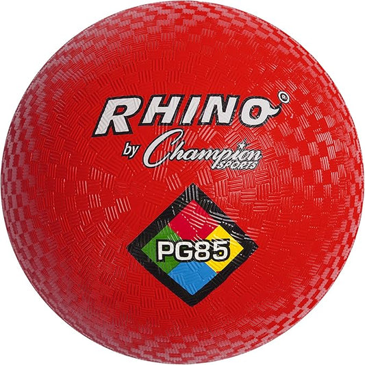 Champion Sports Playground Balls – Single Balls & Sets, Multiple Colors, Durable Nylon-Wound Construction for Kickball & Indoor/Outdoor Play