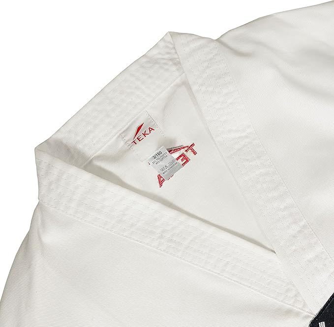 Teka Taekwondo Uniform with Free Belt 8-oz Lightweight Martial Arts Training Competition Uniform Gi Size 00-6