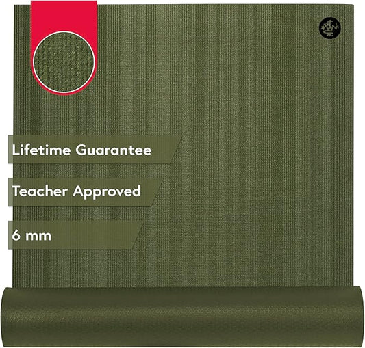 Manduka PRO Yoga Mat 71" - 6mm | Lifetime Durability | Hygienic Construction | Premium Studio Quality | Teacher Approved | 71 x 26 inches | Verve