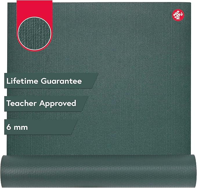 Manduka PRO Yoga Mat 71" - 6mm | Lifetime Durability | Hygienic Construction | Premium Studio Quality | Teacher Approved | 71 x 26 inches | Verve