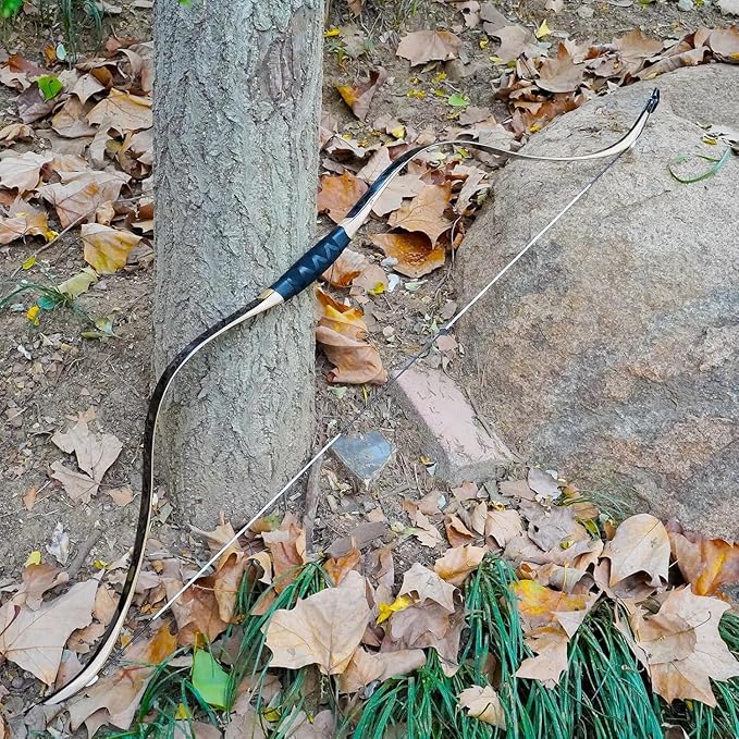 AF Archery Tatar Recurve Bow, 54" Traditional Laminated Horse Bow for Mounted Archery and Precision Shooting Longbow Left Right Hand